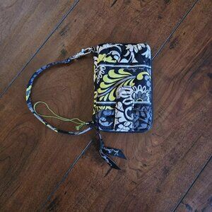 Vera Bradley Wristlet Purse Wallet Baroque Pattern